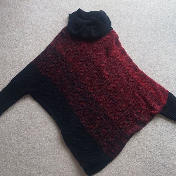 Great Northwest Indigo Poncho! - Picture 1 of 9